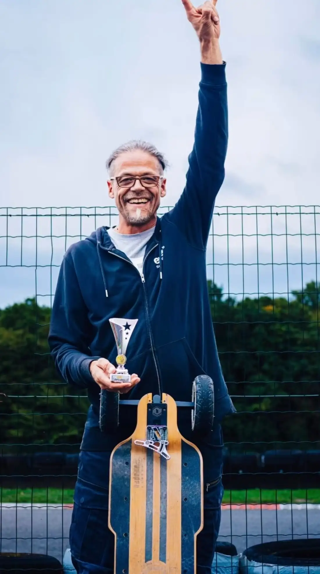 Podium Evolve PEV Expo 2025 course karting