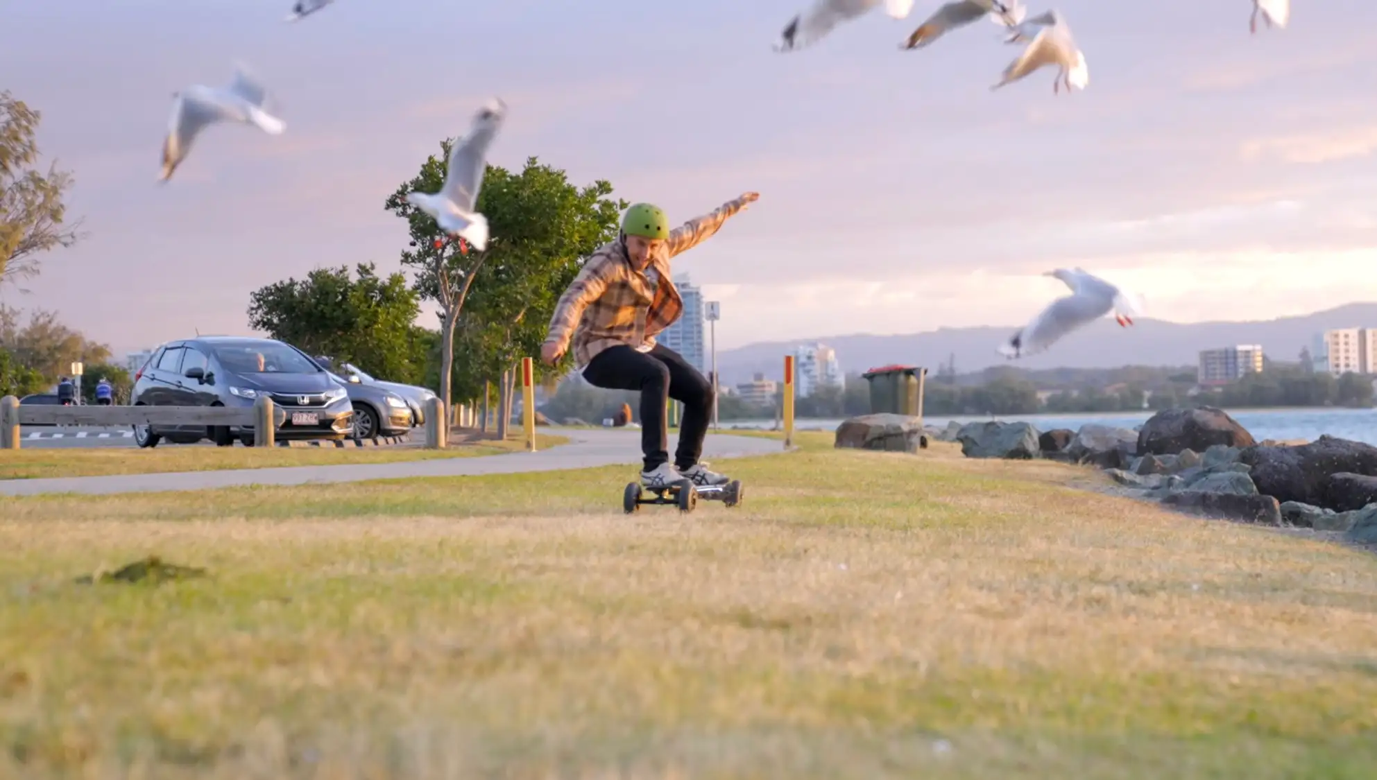 Ride tout-terrain GTR2 Bamboo Esk8Unity