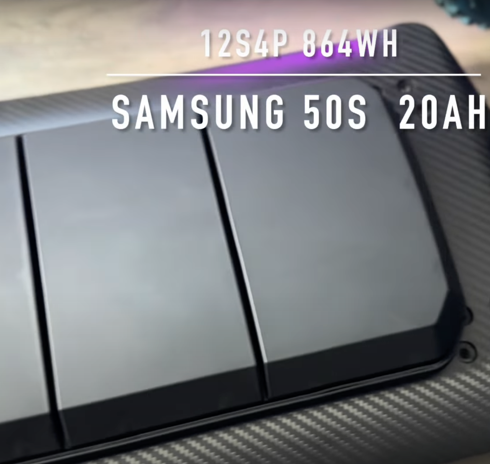 Batterie Samsung 50S Diablo Renegade autonomie 40km